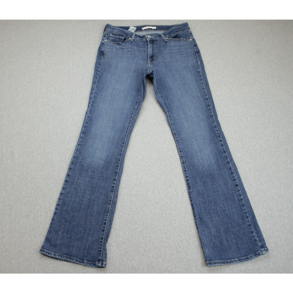 Levis Jeans Womens 8M (29 x 32) Blue Cotton Blend Stretch Classic Bootcut - Picture 1 of 8